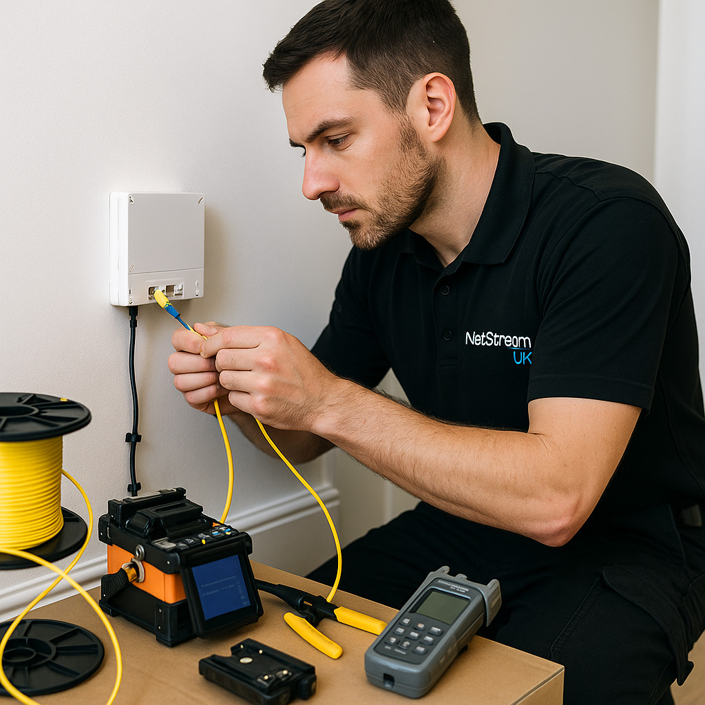 JHosts HU fibre installation